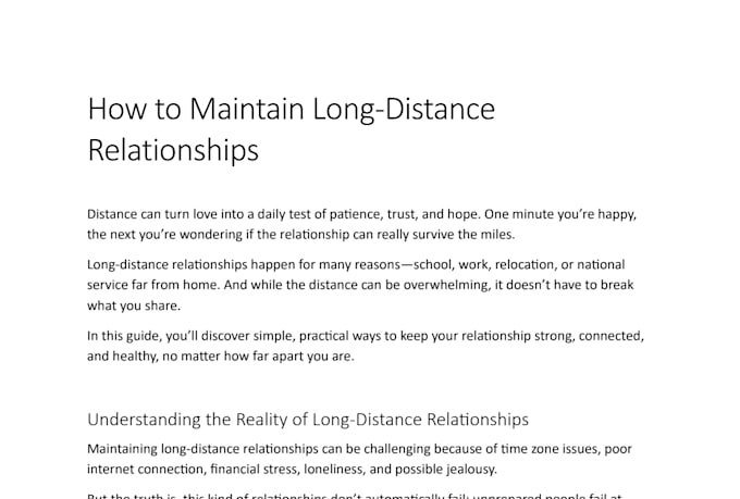 write 1000 words about dating relationship
